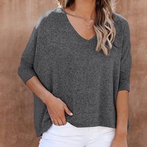 Banana Republic 3/4 Sleeve V-Neck Sweater